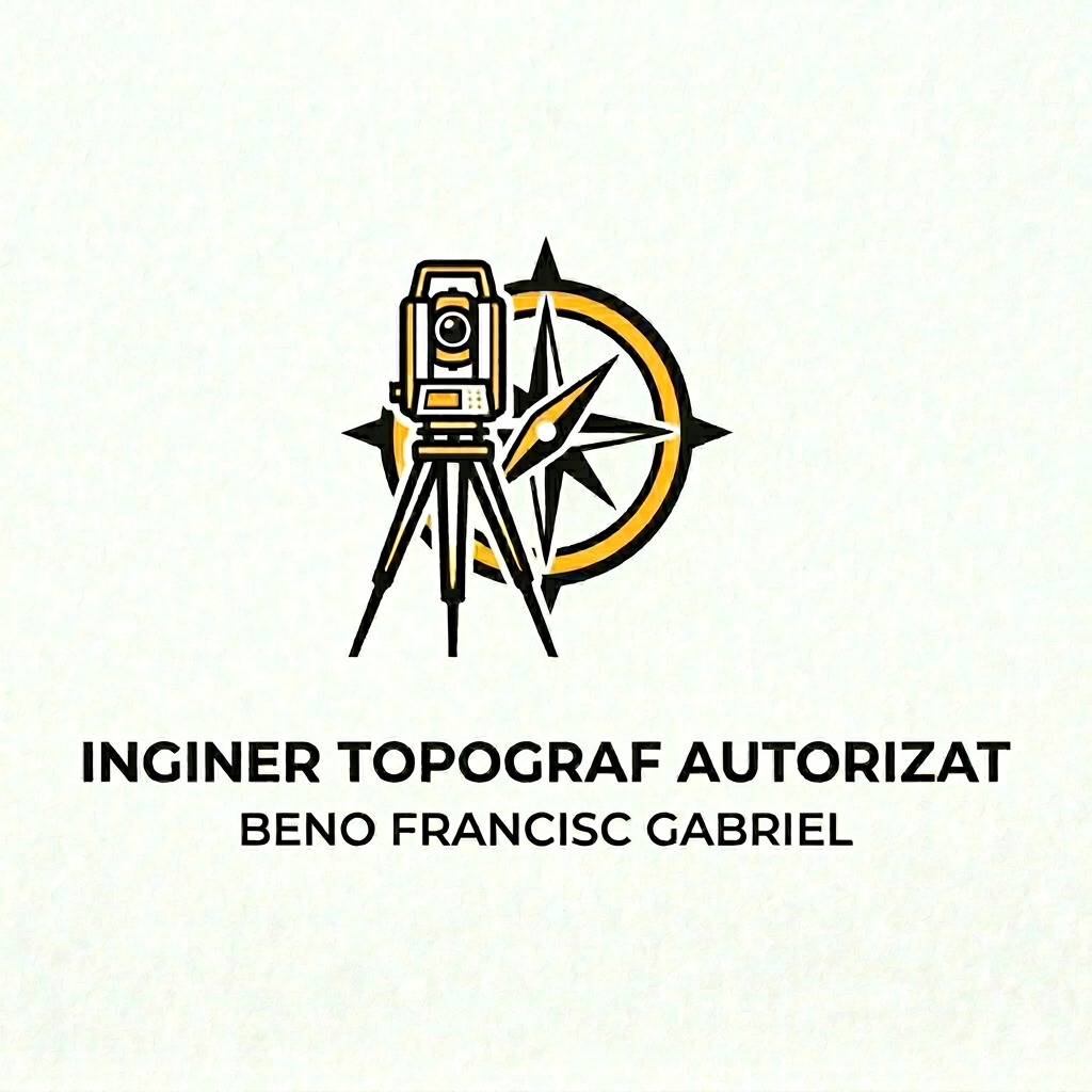 Logo Inginer topograf autorizat Beno Francisc Gabriel